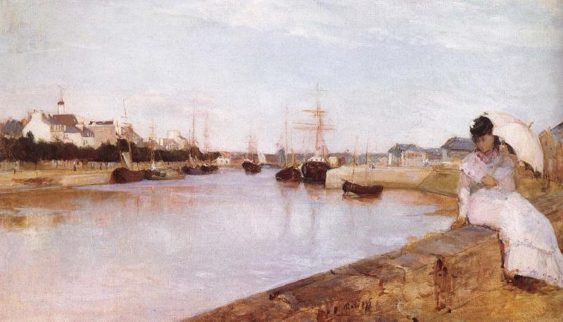 Berthe Morisot The port of Lorient oil painting image